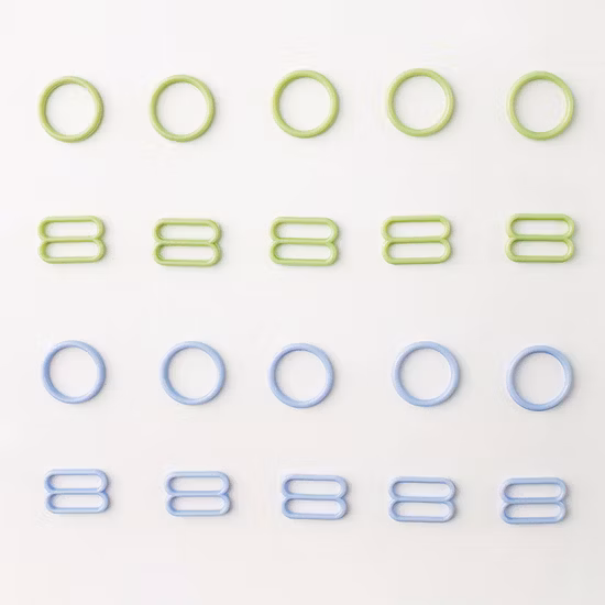 ベストプライス 12 ミリメートル透明ブラジャープラスチッククリアリングスライダーとフック下着アクセサリー